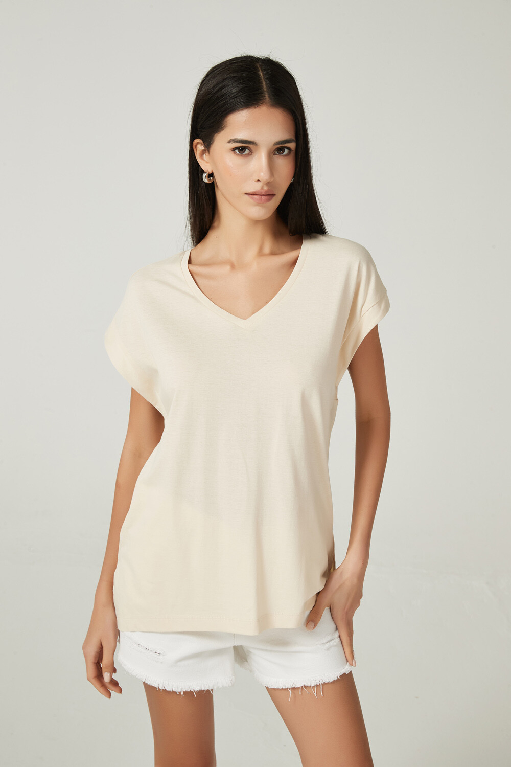 Remera Seneca Beige Claro