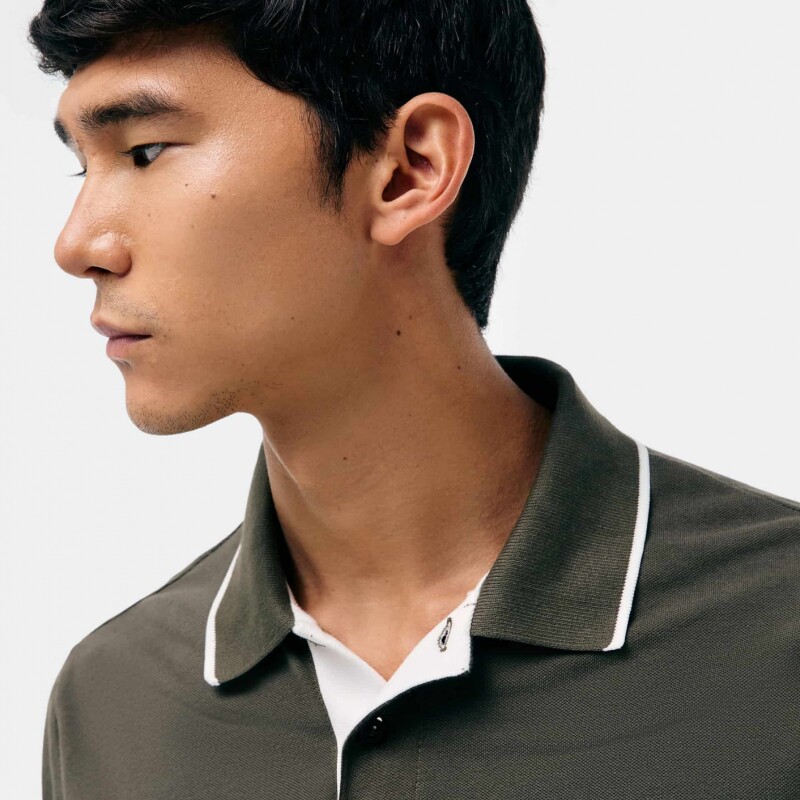 CAMISA POLO MM MASC MARROM