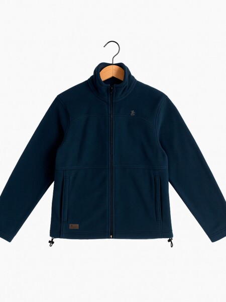 Campera Polar Niño Azul