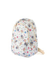 Mochila escolar estampada nylon Crudo