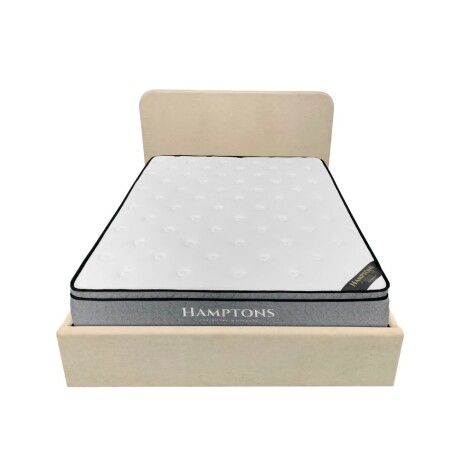 Sommier Baul Queen Hamptons Hybrid Ruthenium Con Respaldo Sommier Baul Queen Hamptons Hybrid Ruthenium Con Respaldo