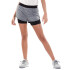 SHORT KT WMN TRNG 2 IN 1 azul skipper NEGRO MELANGE