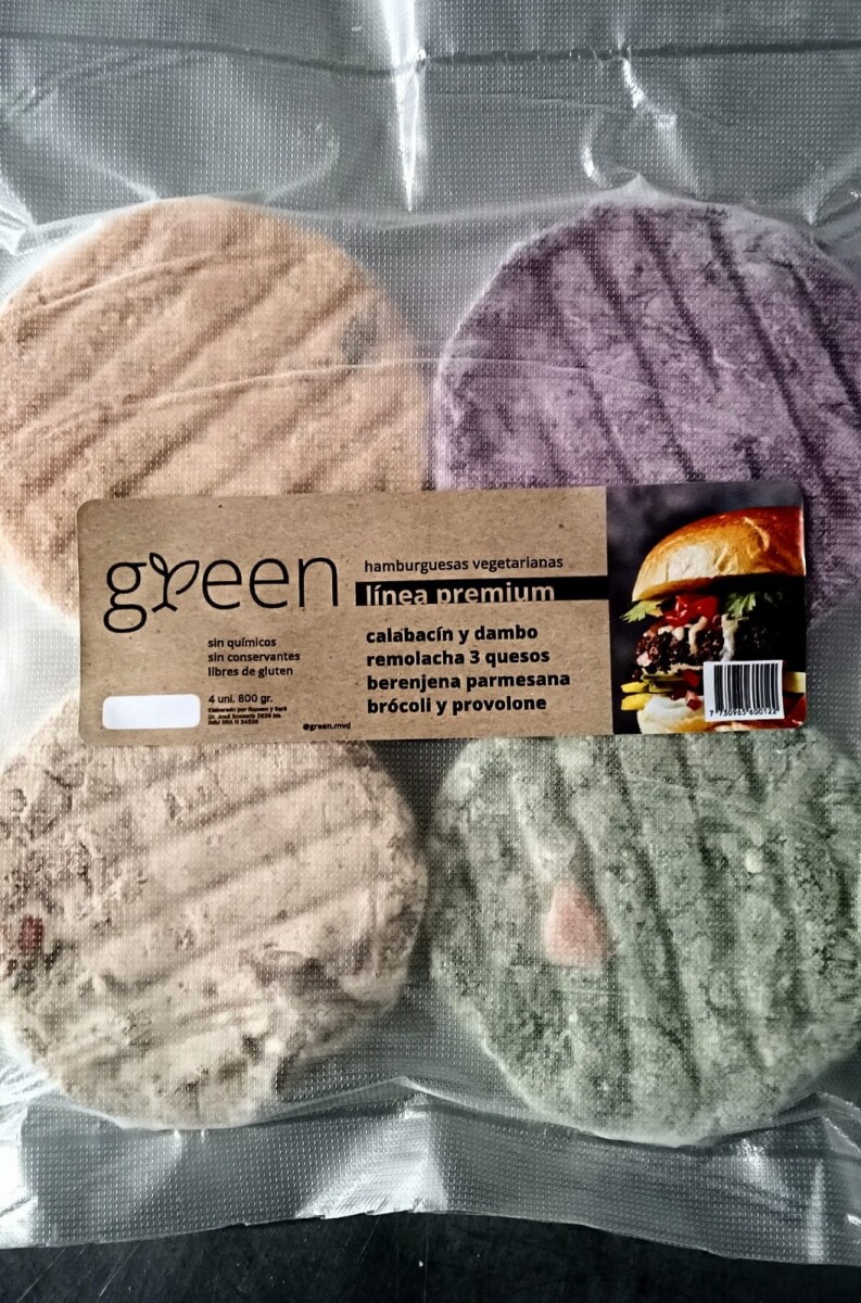 Greenburguesa Premium X4 Unidades 