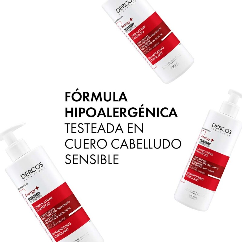 Vichy Dercos Shampoo Energy Energizante Anticaida 400 Ml. Vichy Dercos Shampoo Energy Energizante Anticaida 400 Ml.