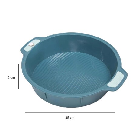 Asadera Bandeja Molde de Silicona para Hornear Antiadherente Azul