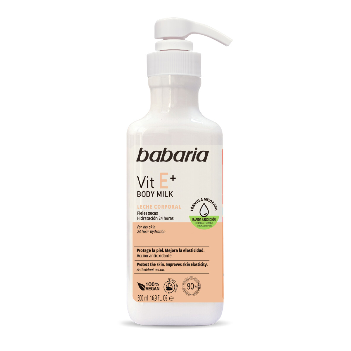 Crema Corporal Babaria x 500 ml - Vitamina E+ 