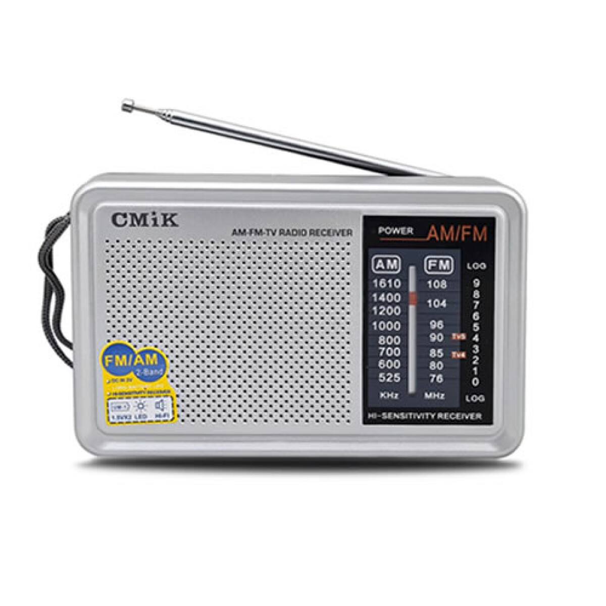 RADIO DE MANO AM/FM HORIZONTAL CMiK MK-610 