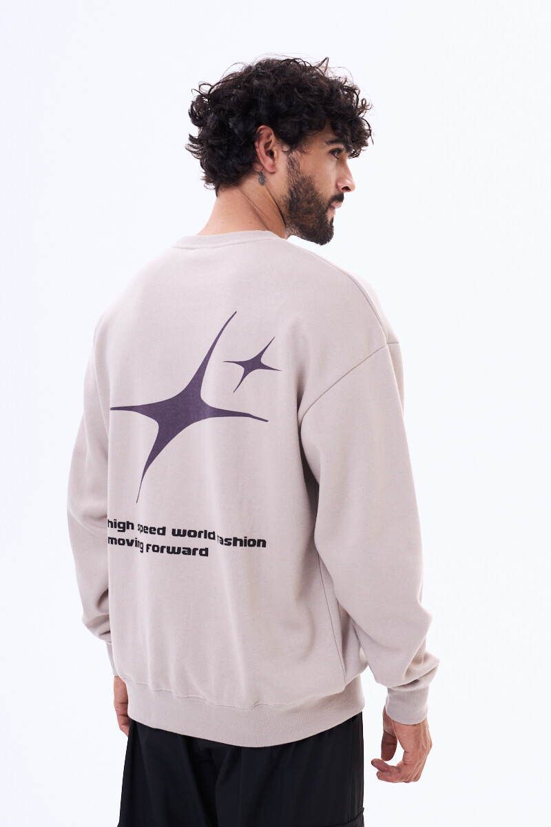 Buzo de felpa Aracaju - Beige 