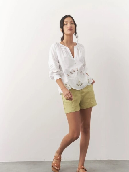 BLUZA D.CASSIN CAETANA BLANCO