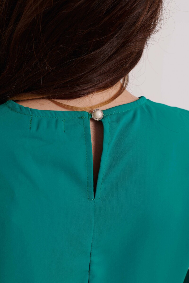 VESTIDO PERLA VERDE ESMERALDA