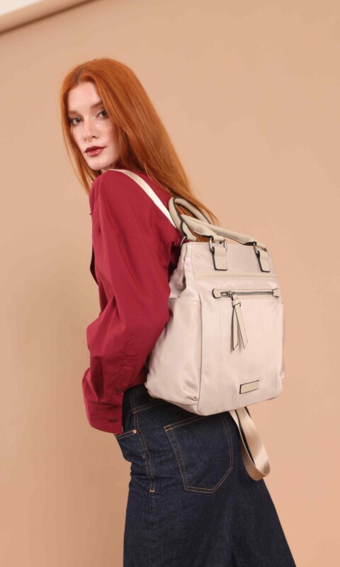 CARTERA MOCHILA VAINILLA VISON