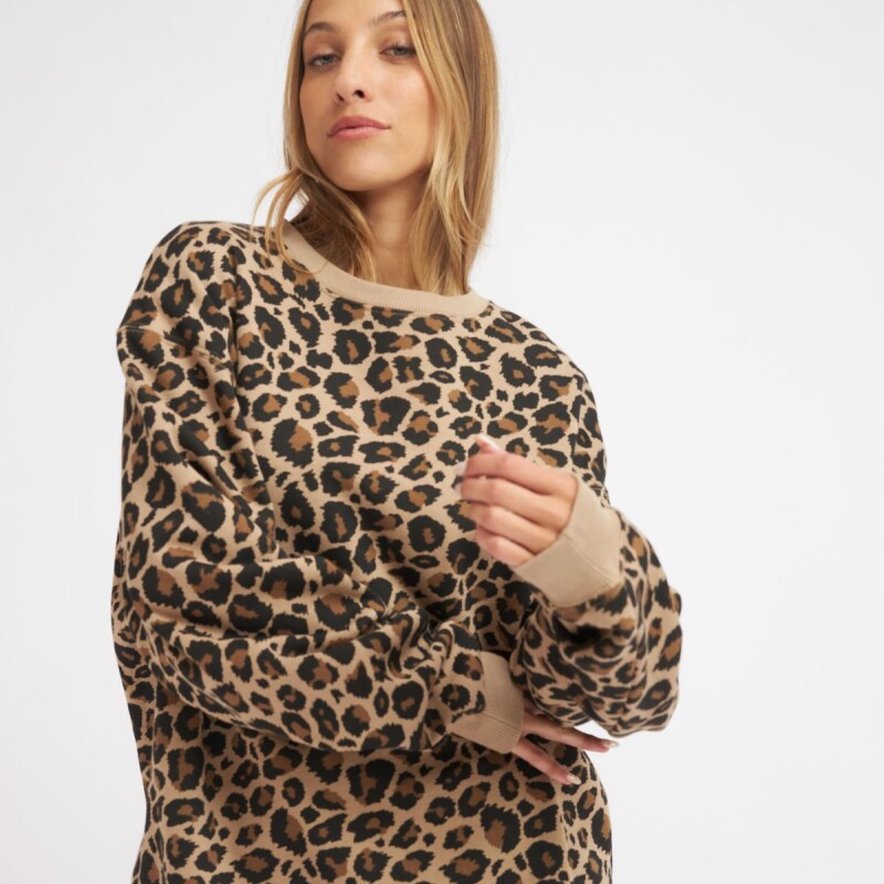 Buzo Animal Print N+ Beige