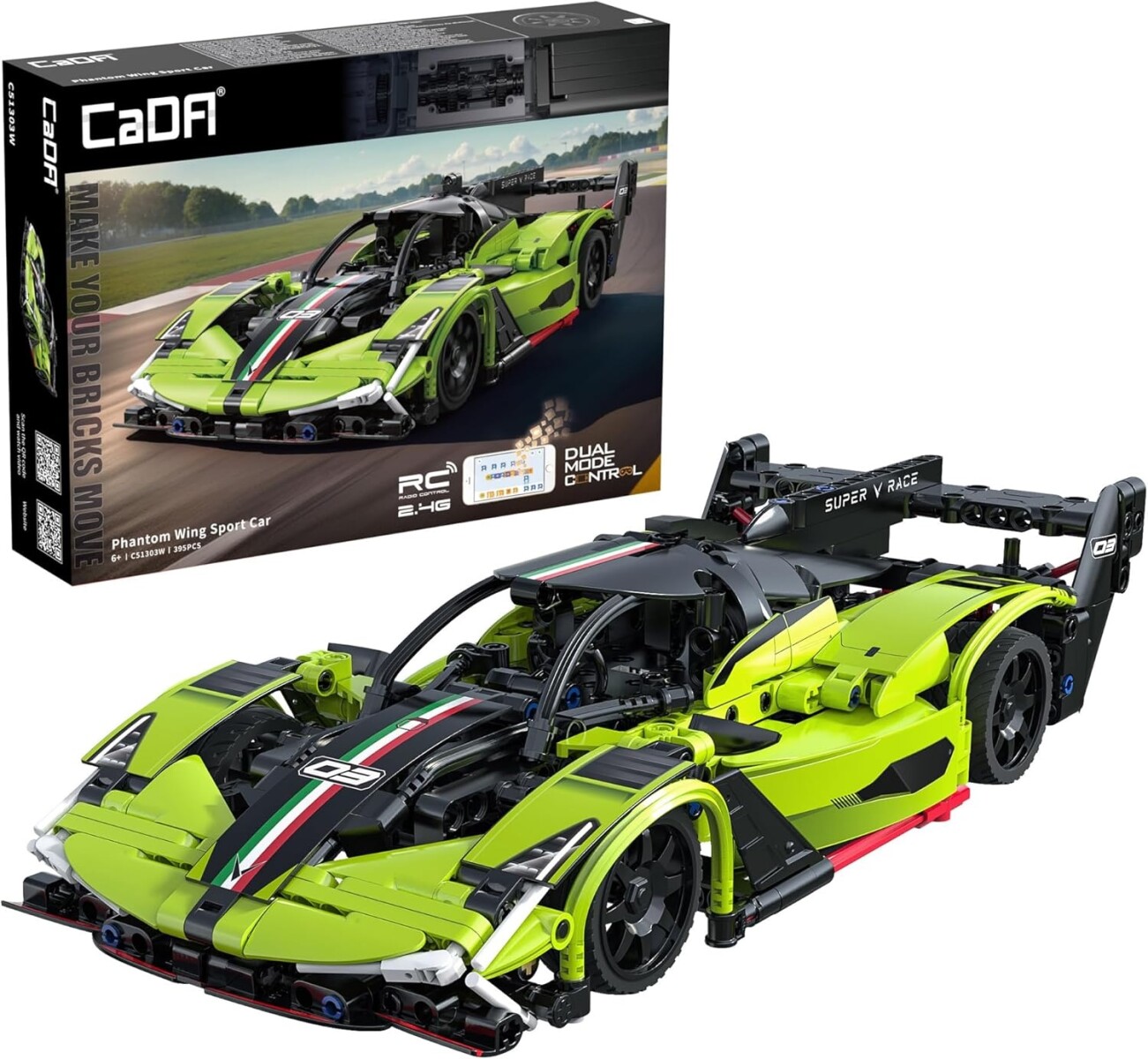 Coche deportivo CaDA C51303W Phantom Wing C51303W 