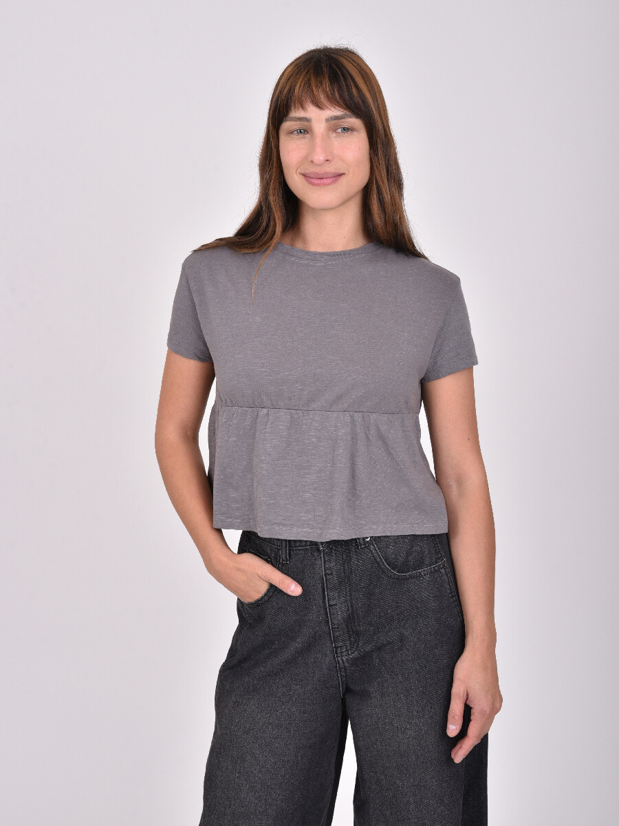 REMERA OLIVO - GRIS OSCUROGenérico 