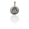 Dije Virgen de Lujan-Plata 925 quemada-Sin Piedra- CP3079 sinpiedra
