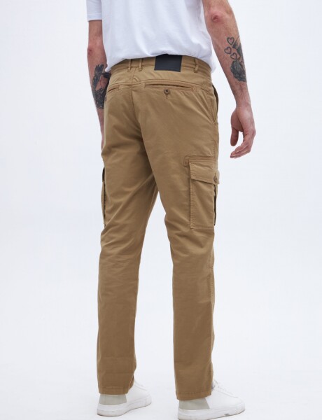 Pantalón cargo Roque Beige