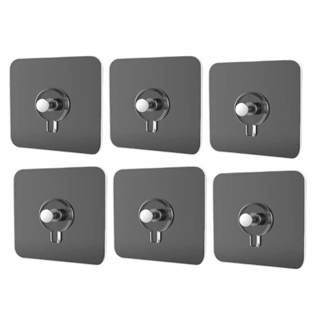 Gancho Adhesivo Tornillo Pared Soporte Colgar Multiuso X6 Gancho Adhesivo Tornillo Pared Soporte Colgar Multiuso X6