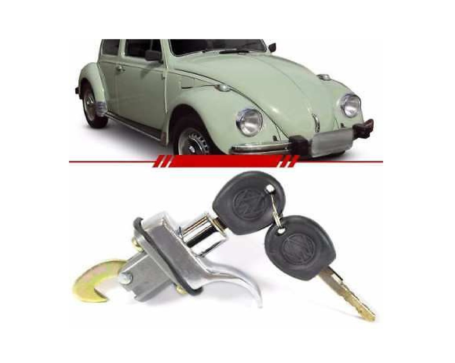 CIERRE TAPA DE MOTOR FUSCA 1300 / 1500 / 1600 KOMBI CON LLAVE 