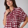 Vestido Camisero Pupa Estampado Brorgoña