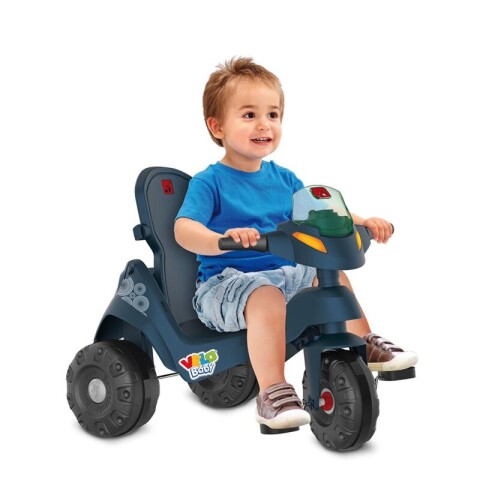 Triciclo Bandeirante Velobaby Reclinable Paseo Pedal Azul 358 Triciclo Bandeirante Velobaby Reclinable Paseo Pedal Azul 358