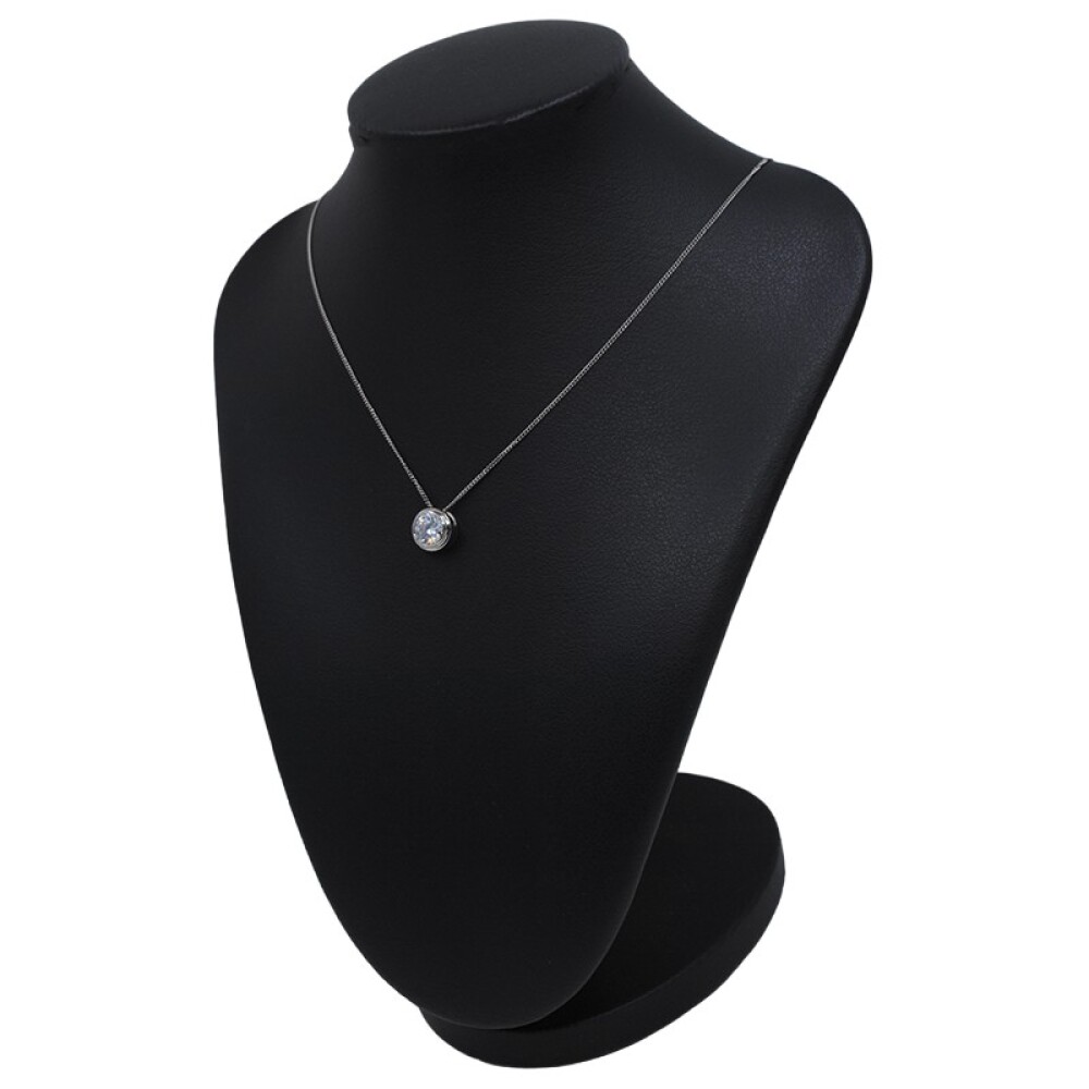 Dije En Oro 18K Blanco Y Zirconia. Dije En Oro 18K Blanco Y Zirconia.