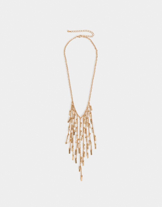 Collares Cortos Espejos Collar Corto De Espejos - Dorado