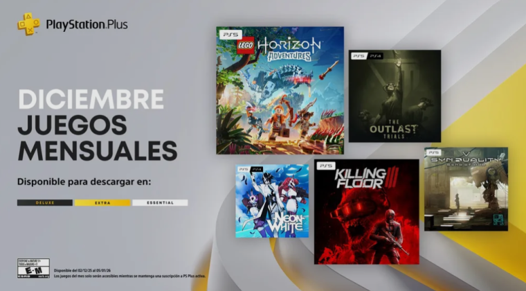 ¡Arde la Play 5! Mira todos los juegos gratis con PS Plus de diciembre