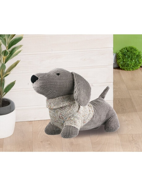 TOPE DE PUERTA PERRO SALCHICHA 10x30x21CM GRIS TOPE DE PUERTA PERRO SALCHICHA 10x30x21CM GRIS