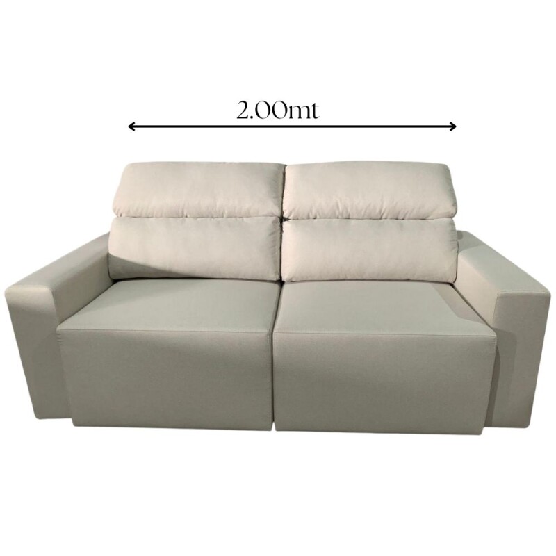 Sillón San Bernardo Liso 2.00m Beige Sillón San Bernardo Liso 2.00m Beige