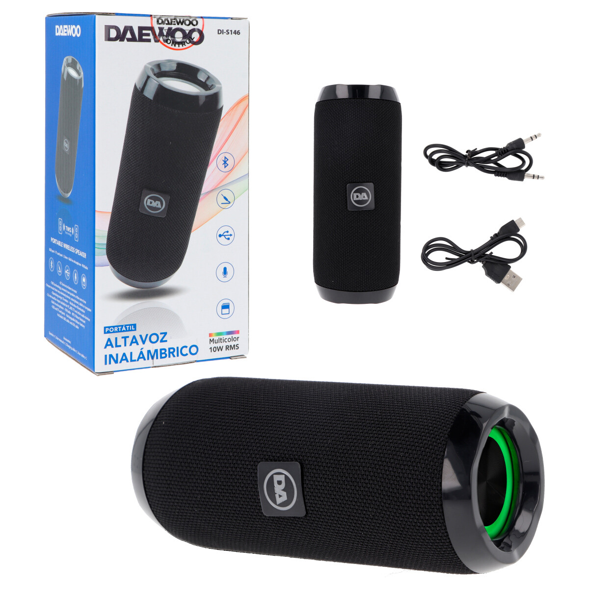 Parlante Portatil Daewoo USB 