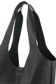 Tote Bag de Cuero Genuino Negro