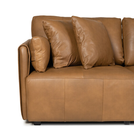 Rinconera Torino - Cuero Natural - Chaise Derecho 1016 (Nozes)
