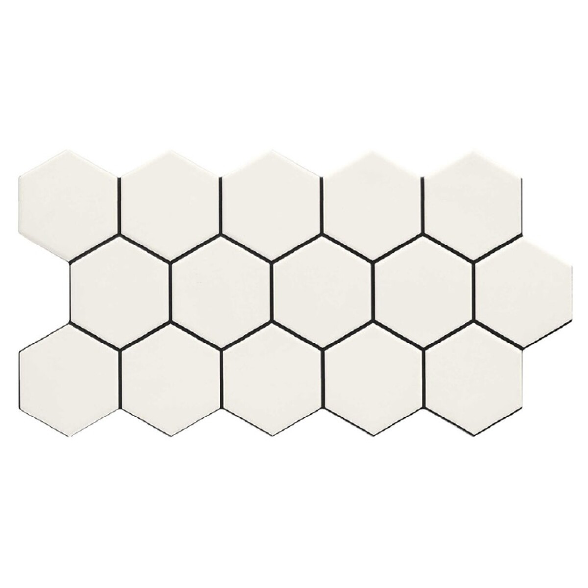 Porcelanato Hex Snow "a" - 26.5x51 Cm 