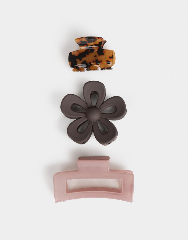 Broches Sets Carey Set De Broches Combinados - Combinacion Multicolor