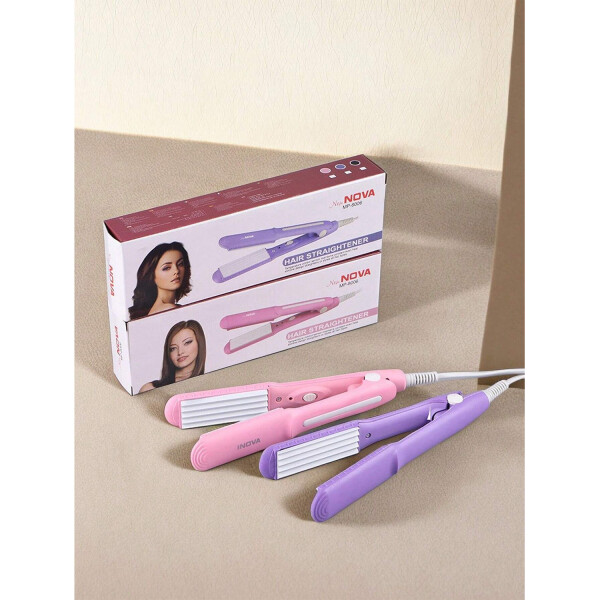 Planchita Para Cabello Plancha Pelo Mujer Alisadora Inova Variante Color Rosa