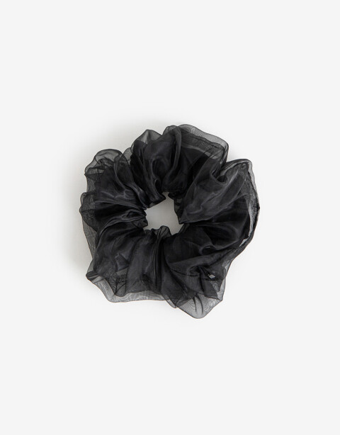 Skunzies Lisas Scrunchie Doble - Negro