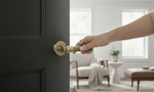 Manija para puerta bronce viejo RS-910 BR Manija Para Puerta Bronce Viejo Rs-910 Br