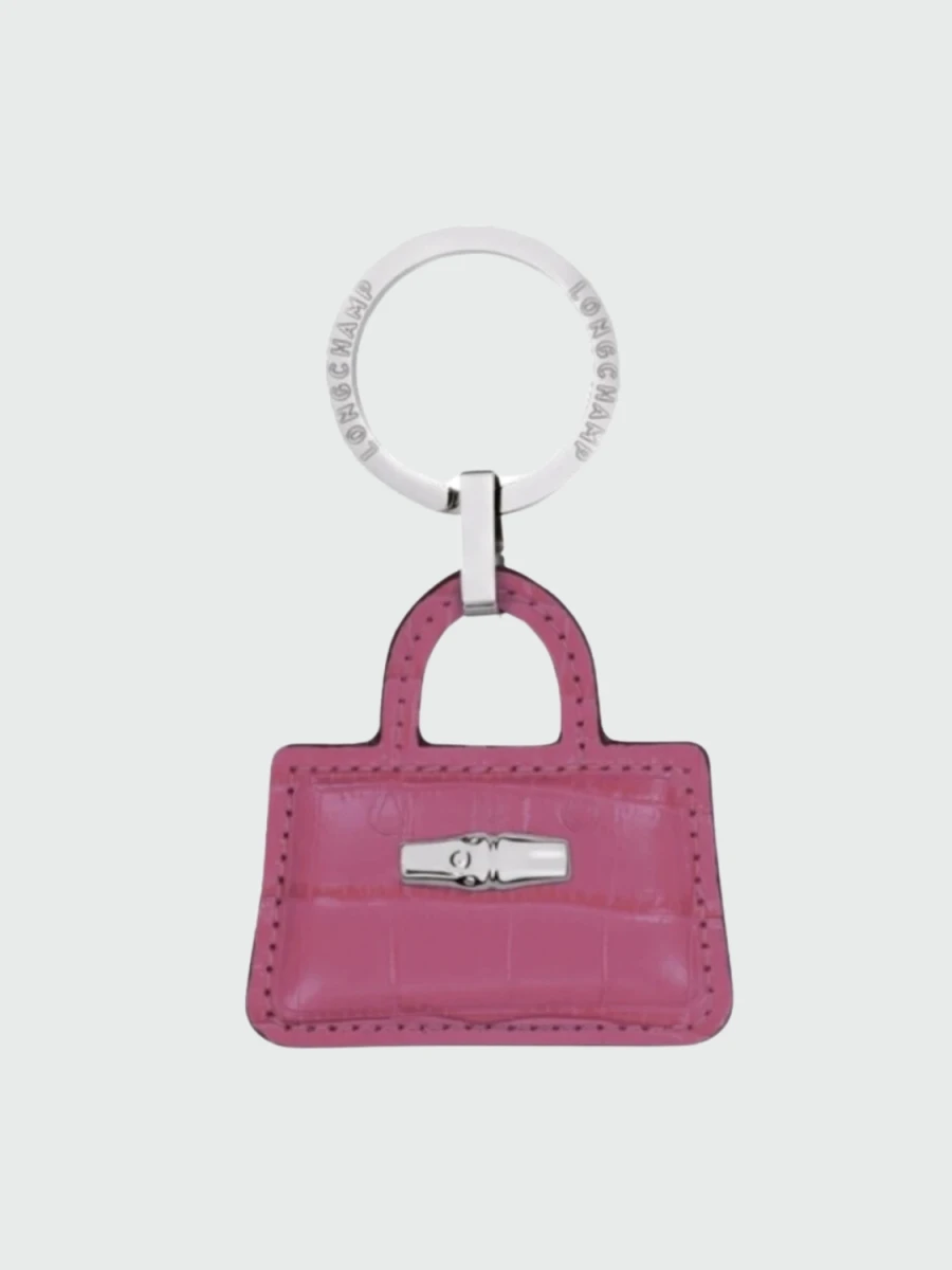 Longchamp -Llavero, Roseau Essencial - Fucsia 