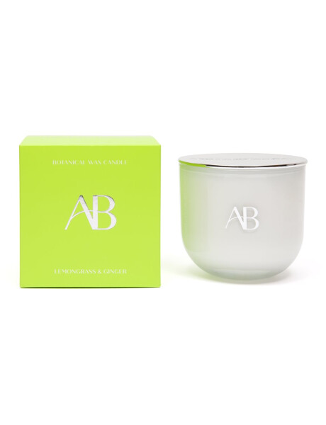 VELA AROMATICA 340G LEMONGRASS/GINGER BLANCO VELA AROMATICA 340G LEMONGRASS/GINGER BLANCO