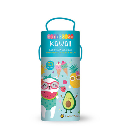 Libro para Colorear Tubi Color Kawaii 001