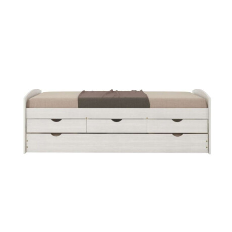 Cama Marinera 1 Plaza Con Cajones Ulli Blanco