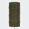 Bufanda Buff Merino Lightweight Solid Bark Verde