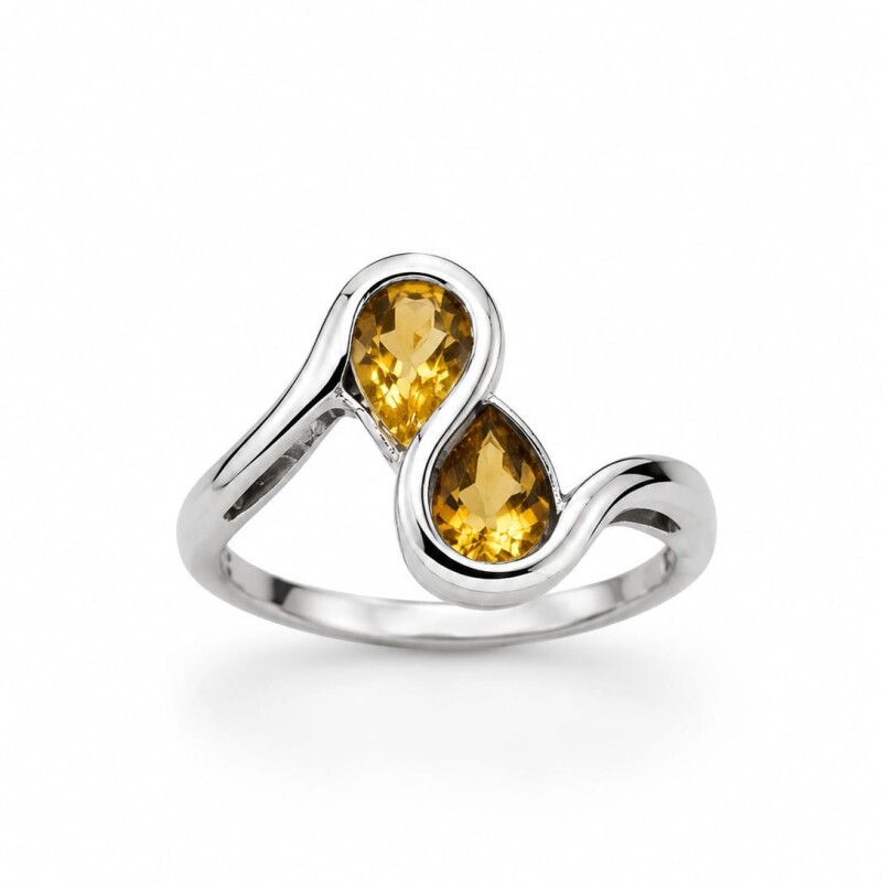 Anillo con piedra Citrino Anillo con piedra Citrino