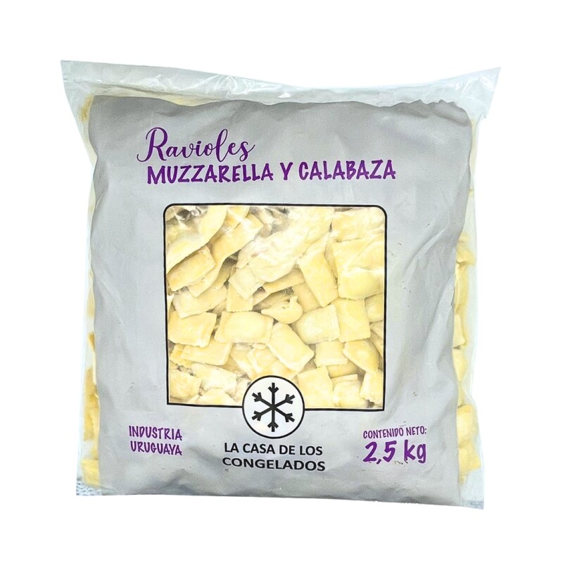 Ravioles LCDLC 2,5 kg - Calabaza y Muzzarella