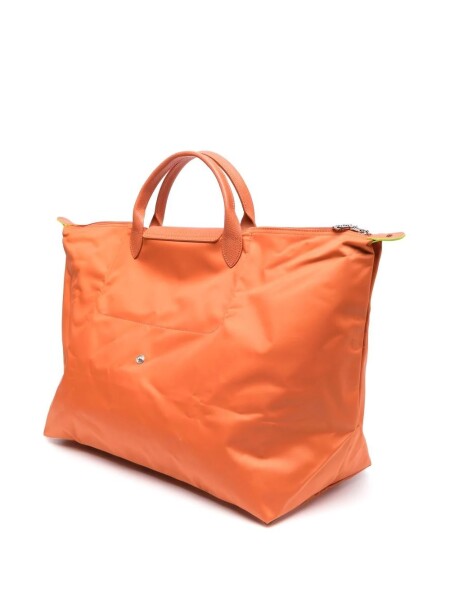 Longchamp -Bolso de viaje Longchamp plegable con cierre y asa corta, Le pliage Naranja