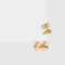 Bijou Cuff Set De Aros - Dorado