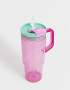 Accesorios Cocina Perrito Vaso Alto De Plástico Estampado. - Violeta Lila