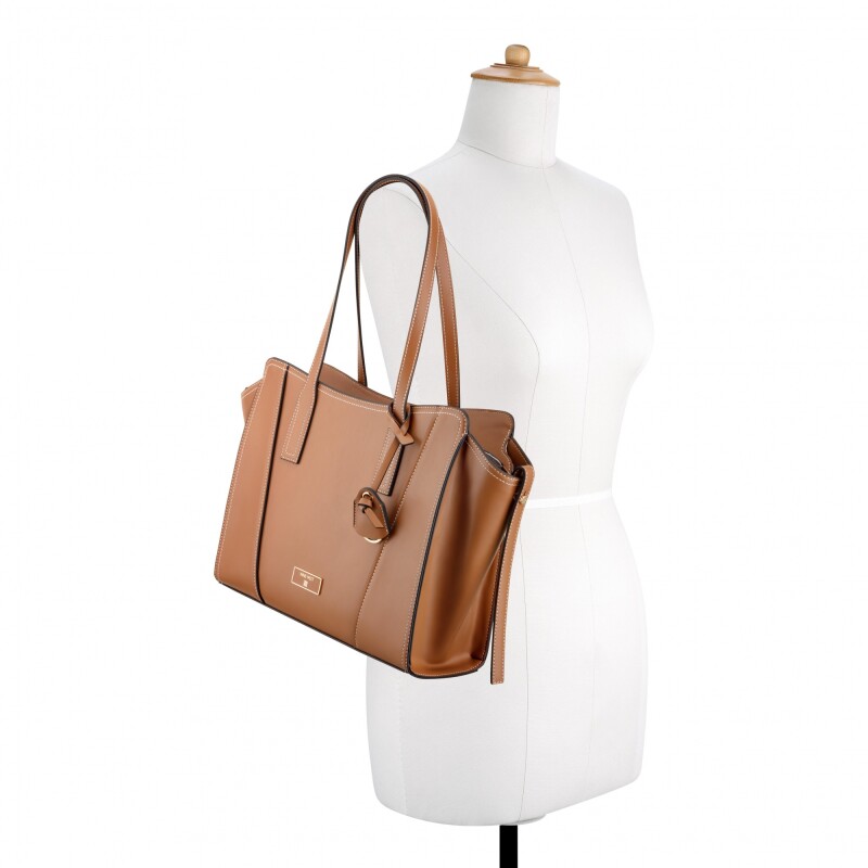 Tote Handbag Fleura Brandy