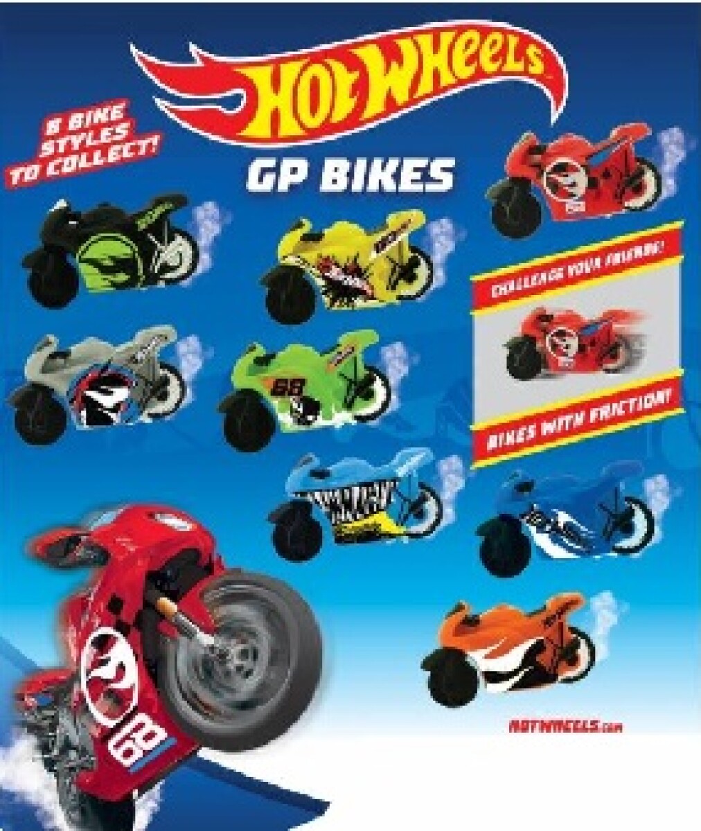 HOT WHEELS PELOTAS SURTIDAS - HOT WHEELS MOTO 