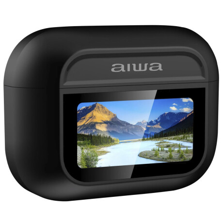 Auriculares Bluetooth con Estuche y Pantalla Aiwa AWTWSGPRO Black
